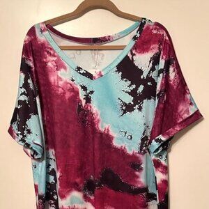 Dolnine Neon top, size 22W, new with tags